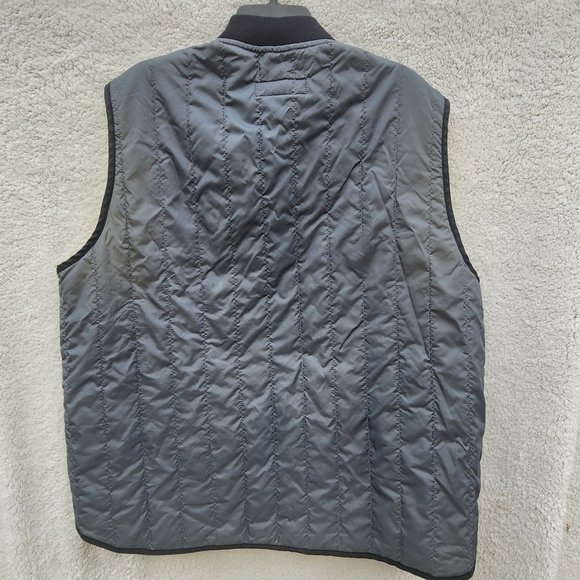 Structure Men's Gray Quilted Yellow Lined Vest  XL - Picture 2 of 12